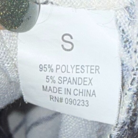 Nollie Black Ivory Cream White Long Sleeve Button Down Graphic Aztec Sweater S - Picture 4 of 7